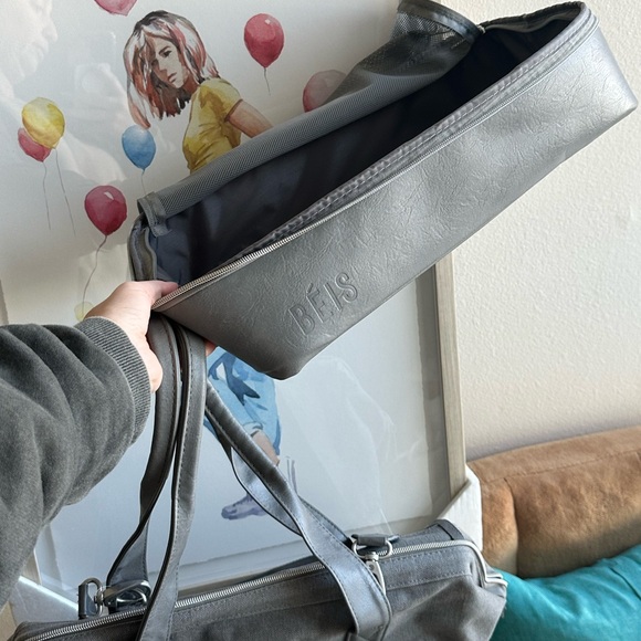BEIS - mini weekender - grey - Picture 11 of 11